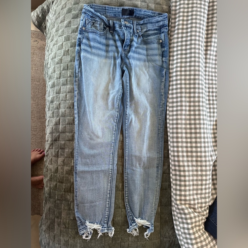 Buckle Black ankle skinny